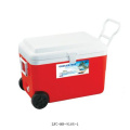 Plastic Insulated Ice Cooler Box Wheel Leisure Cooler 60L